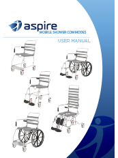 Aspire Mobile Shower Commodes User Manual