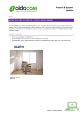 PAB - Aspire Tilt Top Over Bed Table