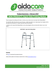 PAB - Aspire Side Folding Walker
